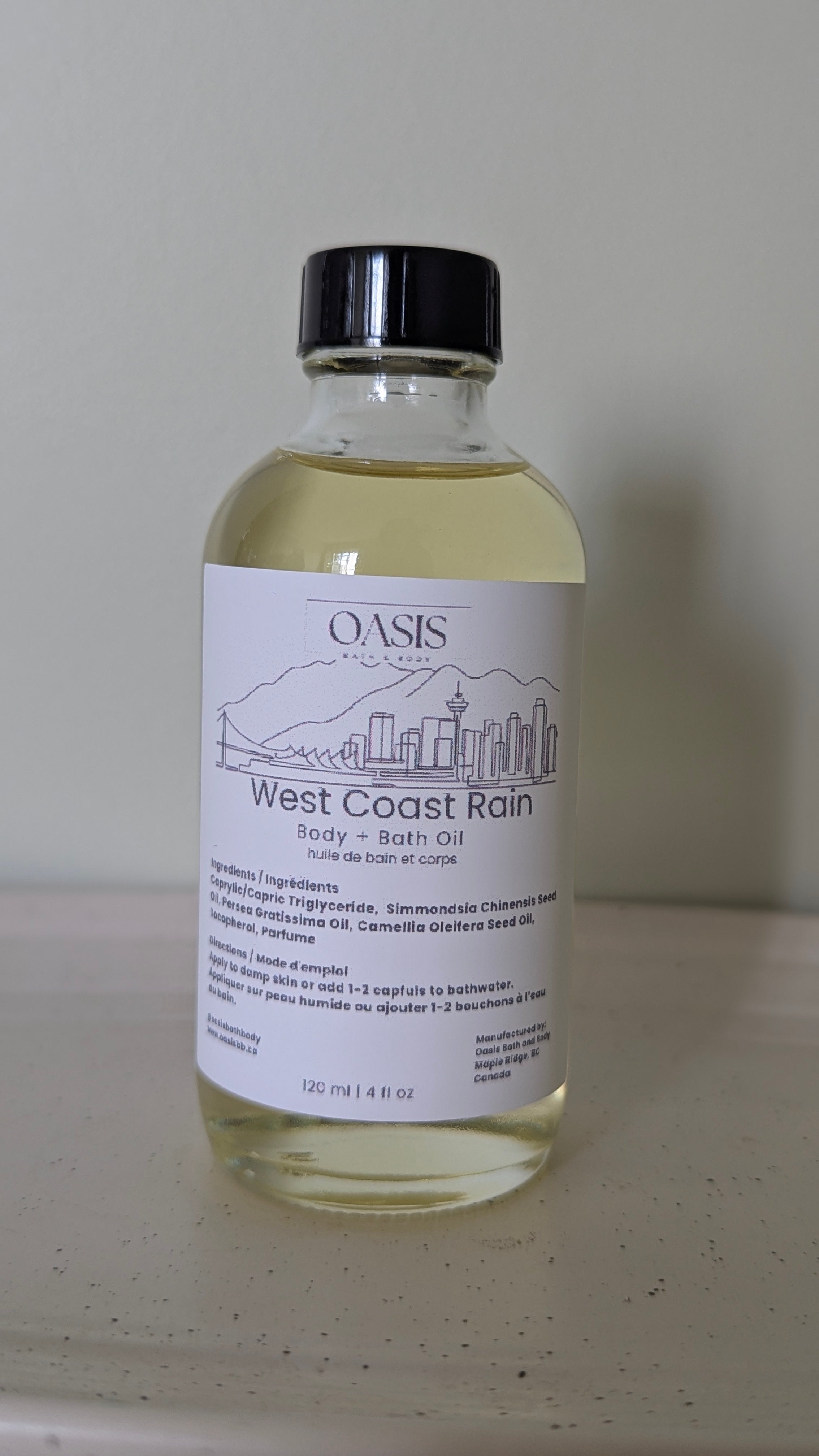 Body Oil - West Coast Rain
